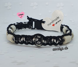 em4dogs EM-Keramik-Hundehalsband - Mini Zebra
