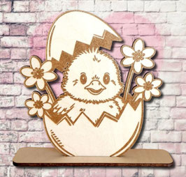 Ostern - Küken Blumen