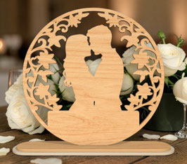 Hochzeit - Ständer Küssendes Paar