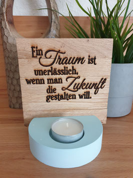 Teelicht "Traum und Zukunft"