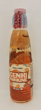 Genki Ramune Sparkling Water with Orange Flavour 200ml