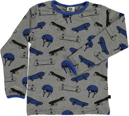 grau mit Wolf Wild Boy Jungen Langarmshirt 100/% Baumwolle lang/ärmlig Pinokio Shirt aus d/ünnem Baumwollstoff
