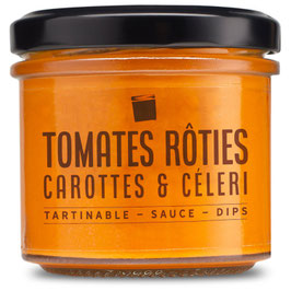 Tomates rôties, carottes et céleri