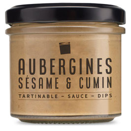 Aubergines, sésame & cumin