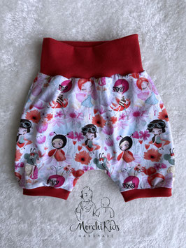 Kurze Pumphose Baby Sommerhose " Marienkäfer " Größe 86