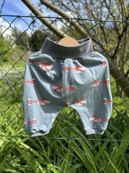 Kurze Pumphose Sommerhose Baby Kind Jersey " Helikopter " Gr. 116