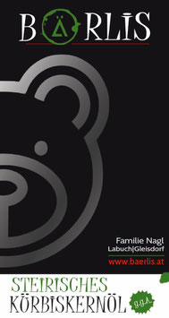 Bärlis Kürbiskernöl 250ml Black Edition