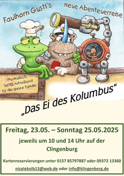 Gustl das Faulhorn - Das Ei des Kolumbus - Sa. 24.05.25 - 10:00 Uhr