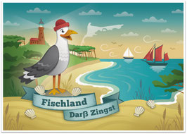 Postkarte Fischland-Darß-Zingst