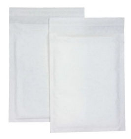 Luftpolsterpapiertüte DIN A4 weiß / 100 Stück (19,9 Cent netto pro Tüte)
