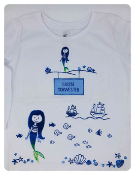 Shirt KLEINE/GROSSE SCHWESTER Meerjungfrau