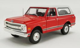 1969 Chevy Blazer K/5 Red / White  1/18 Acme