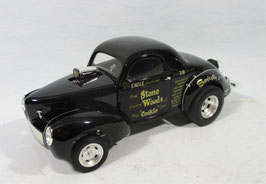 1941 Willys Stone Woods & Cook Black Gasser 1/18