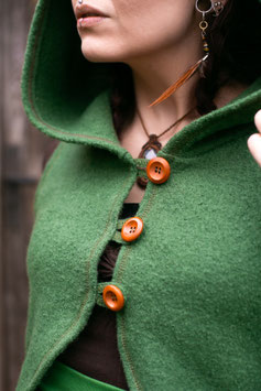 Wool Vest forest green