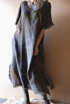 Fringe dress midnight
