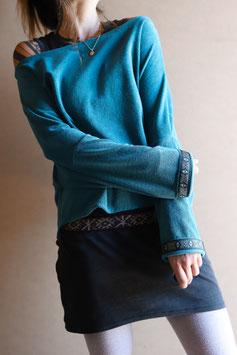 Oversize sweater azul