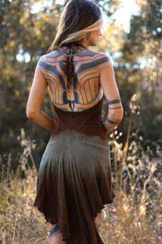 Neckholder dress mermaid