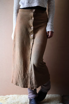 Corduroy skirt terra