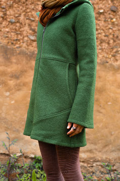 Wool Coat india green