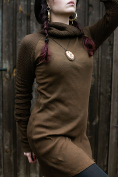 Raglan dress hazelnut