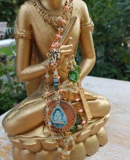 Buddha-Unikat Halskette *SAMSARA*, vergoldet