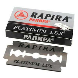 2 x 5 Rasierklingen Rapira Swedish Supersteel und Platinum Lux (Wolga Probierset)