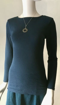 BLUSBAR körpernahes Shirt  mit U-Boot-Ausschnitt 4006
