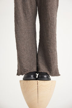 bubble wool weite Hose in Merinowolle 3501