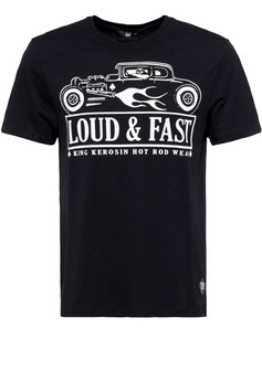Loud & Fast T-Shirt, Black, Plussize