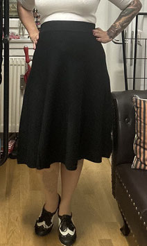 Black Knit Dream Skirt