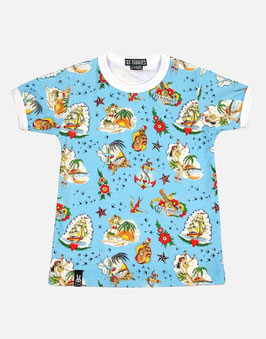 Aloha T-Shirt, Blue