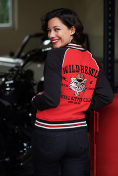 College Jacke `Wild Rebel`, Red