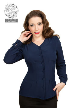 Nadine Blouse Navy