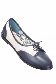 Kendra Shoe, Navy/Cream