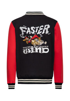 College Jacke `Faster than the Wind`