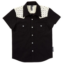 Black Skull Rockabilly Shirt