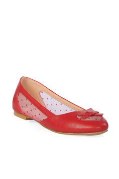 Elegant Spots Ballerina, Red