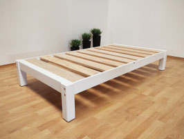 Base para Cama Tradicional Con Laca Color Blanco