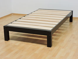 Base para Cama Tradicional Con Laca Color Negro