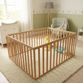 Corral madera de pino 100 x 145 x 60 cm Cera Transparente (#0829-CT)