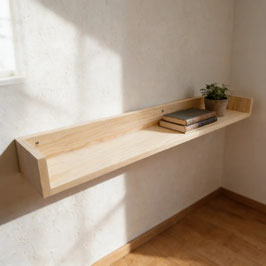 Repisa Abierta 120 cm Madera de Pino Sin Pintar (#0743-SP)