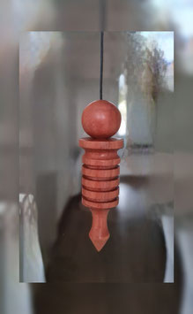 Stoere houten pendel