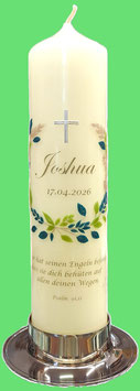 Taufkerze Joshua