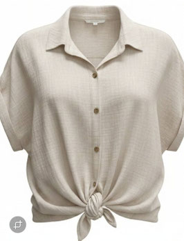 Linnen blouse ecru
