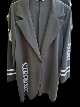 Army kleurige blazer