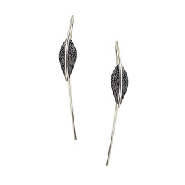 Small Willow Leaf Earrings (fixed hooks)