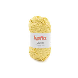 CAPRI 82180 FILATO DI COTONE GIALLO CHIARO