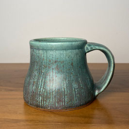 textured blue-green mug (#1)