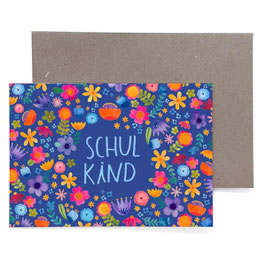 KLAPPKARTE - EINSCHULUNG SCHULKIND