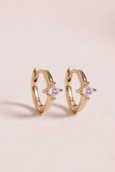 MINI CREOLES ZIRCON